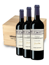 Château l'Hospitalet Grand Vin Rouge 2020 - Wooden Case 6 Bottles 