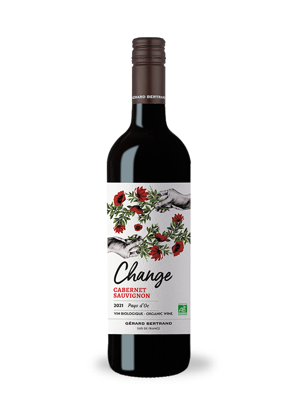 Change Cabernet Sauvignon 2021 Vin Rouge bio 75cl