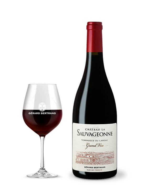Château La Sauvageonne Grand Vin Rouge 2019 - Wooden Case 6 Bottles 